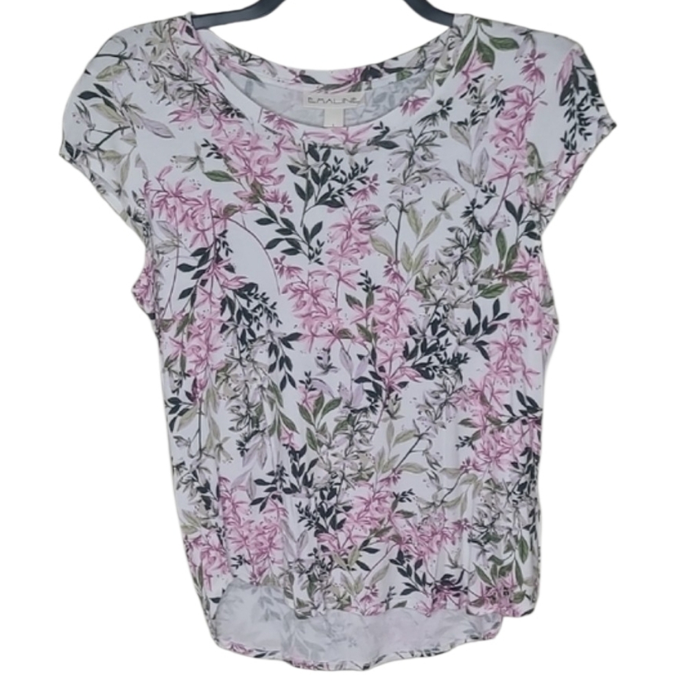 Emaline Floral Short Sleeve Top